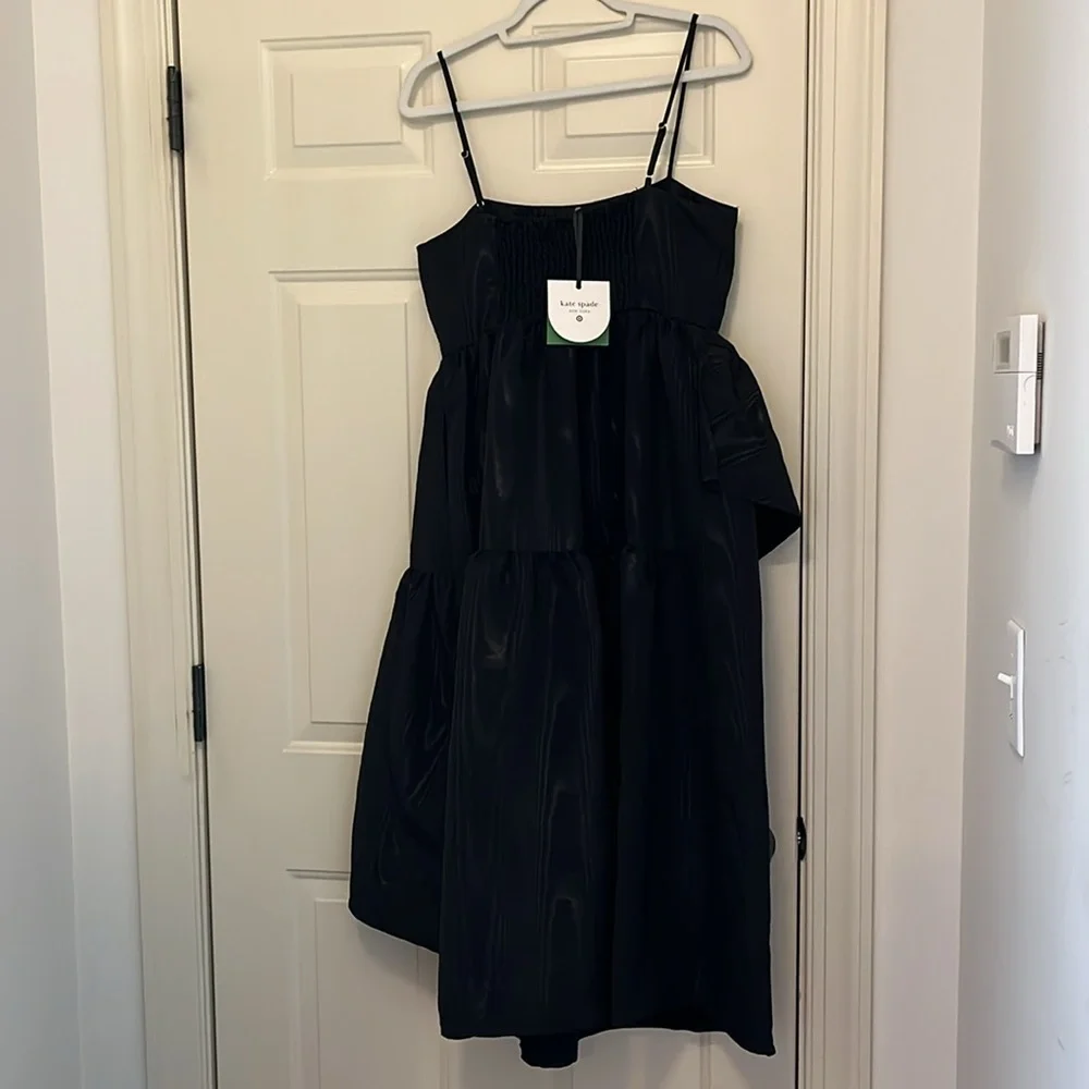 kate spade x Target Black Tiered Ruffle Midi Tank Dress/NWT/S - Picture 9 of 16